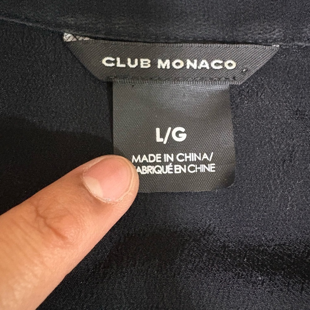 Club Monaco Black Top - Picture 4 of 6